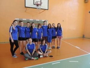 Zawody powiatowe w piłce koszykowej dziewcząt w roku szkolnym 2014/2015