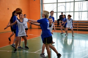 Zawody powiatowe w piłkę koszykową dziewcząt w roku szkolnym 2016/2017 - zdjęcie15