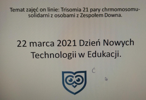 #Dzień Nowych Technologii w Edukacji w Ekonomie