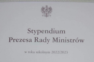 STYPENDYSTKA PREZESA RADY MINISTRÓW - zdjęcie3