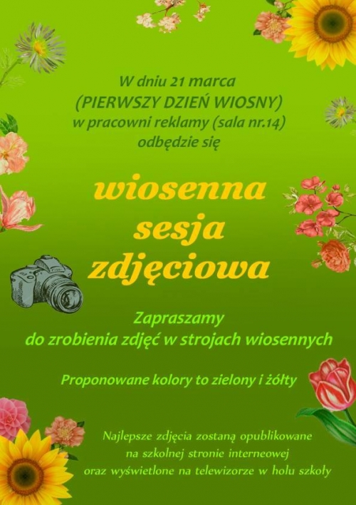 Wiosenna sesja zdjęciowa