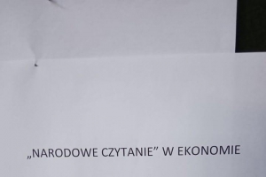 NARODOWE CZYTANIE W EKONOMIE! - zdjęcie4