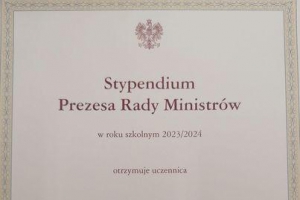 STYPENDIUM PREZESA RADY MINISTRÓW - zdjęcie3